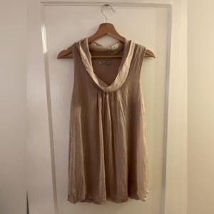 Silk Cowl Neck Tunic